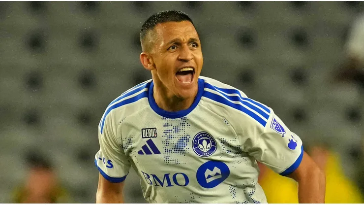 Alexis Sánchez jugó sus primeros minutos con la camiseta del Montreal.