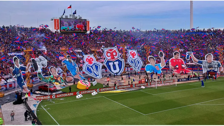 La U prepara un especial tifo para recibir a Colo Colo.