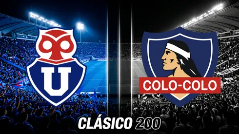 Universidad de Chile y Colo Colo se enfrentan en el Superclásico 200.