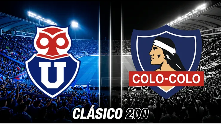 Universidad de Chile y Colo Colo se enfrentan en el Superclásico 200.