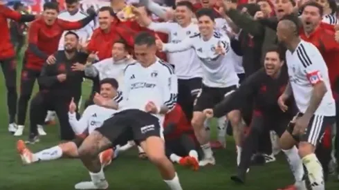 El polémico festejo de Correa lo condenan desde Colo Colo