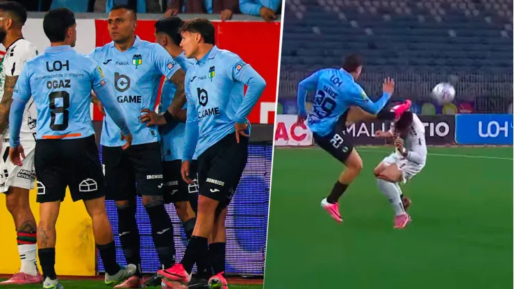 Yáñez recibió la tarjeta roja a los ocho minutos
