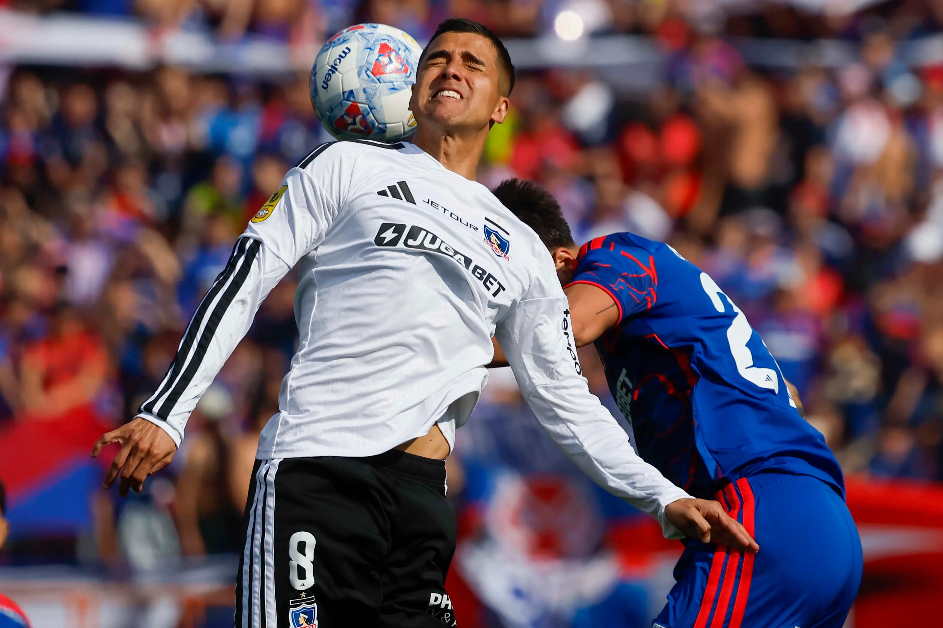 Álvaro Madrid fue una de las buenas figuras de Colo Colo en el 2-1 sobre la U. | Foto: Photosport.
