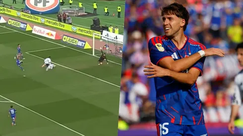 Tobías Reinhart tuvo en sus pies el 2-1 para U. de Chile.
