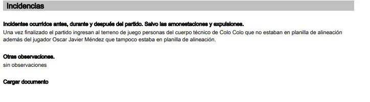 El informe de Juan Lara tras el Superclásico 200 entre Colo Colo y Universidad de Chile. | Foto: ANFP.