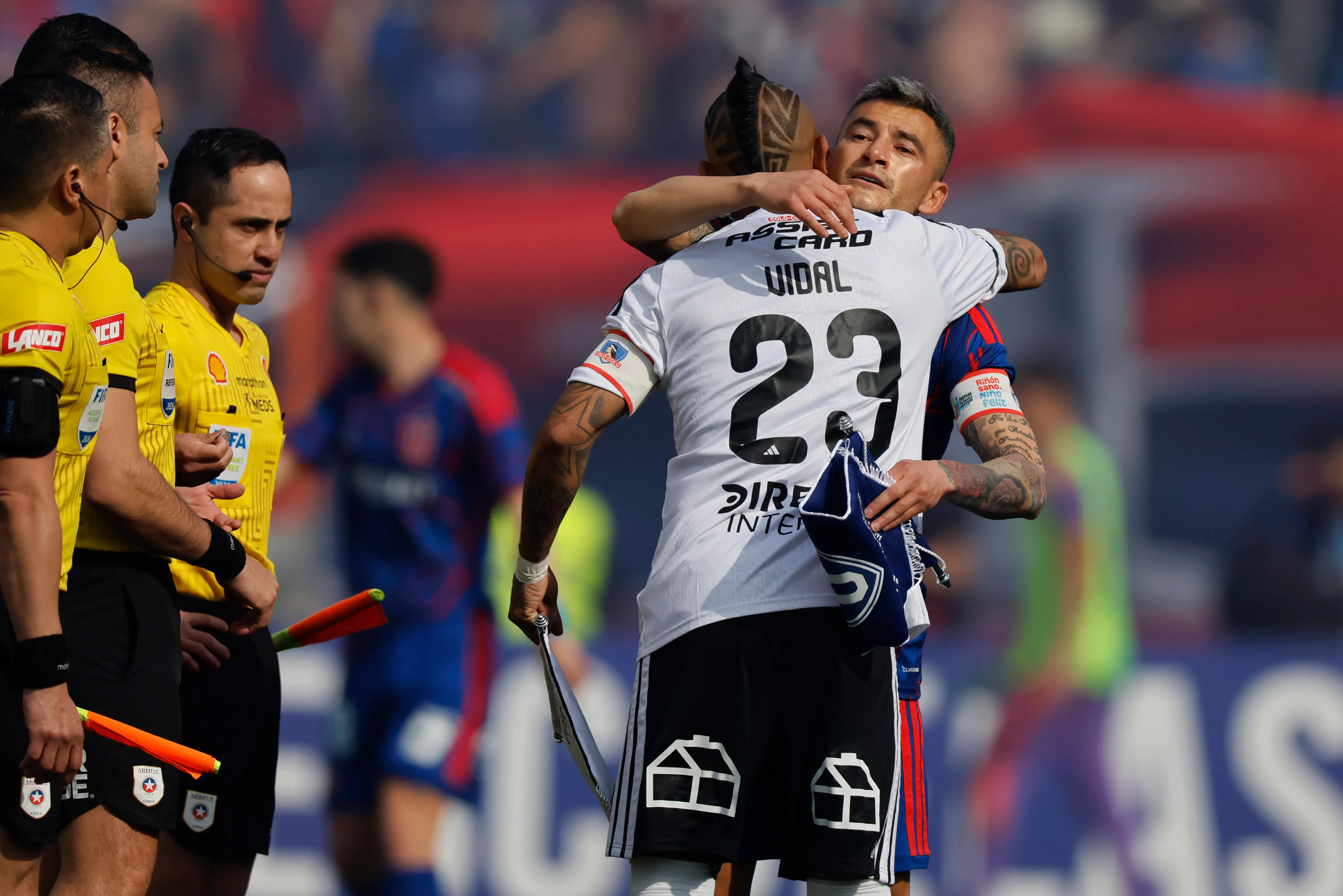 Arturo Vidal elogió mucho la calidad de Charles Aránguiz. (Andrés Piña/Photosport).