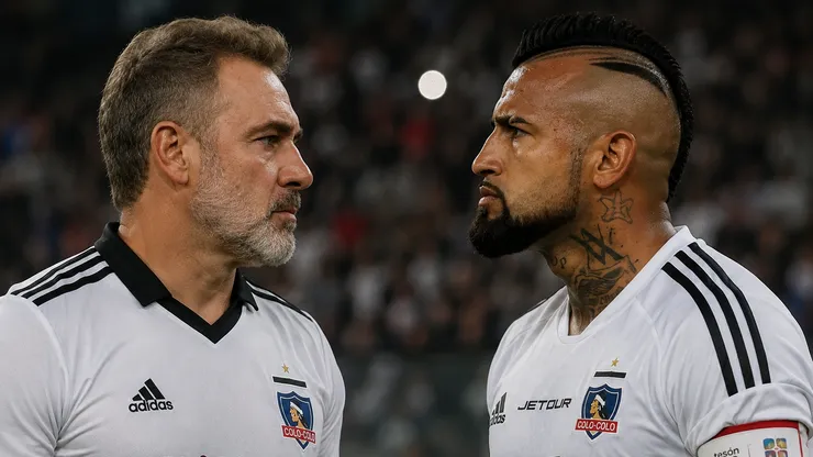 Vidal evidenció su molestia con Barticciotto