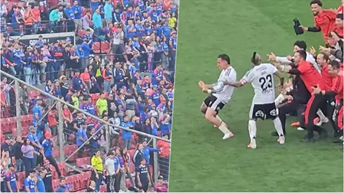 Javier Correa y su gesto directo a los hinchas de la U.