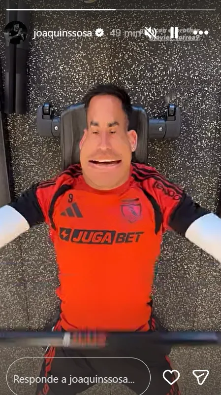 La imagen de Correa que subió Sosa