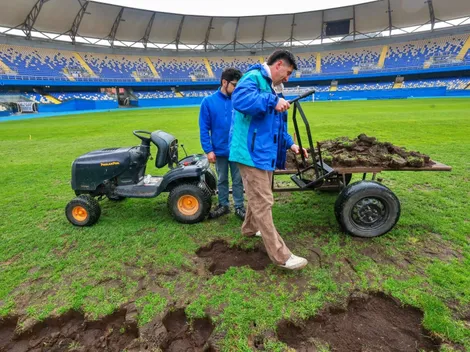 Alertan por la cancha del Ester Roa para recibir a la U este domingo