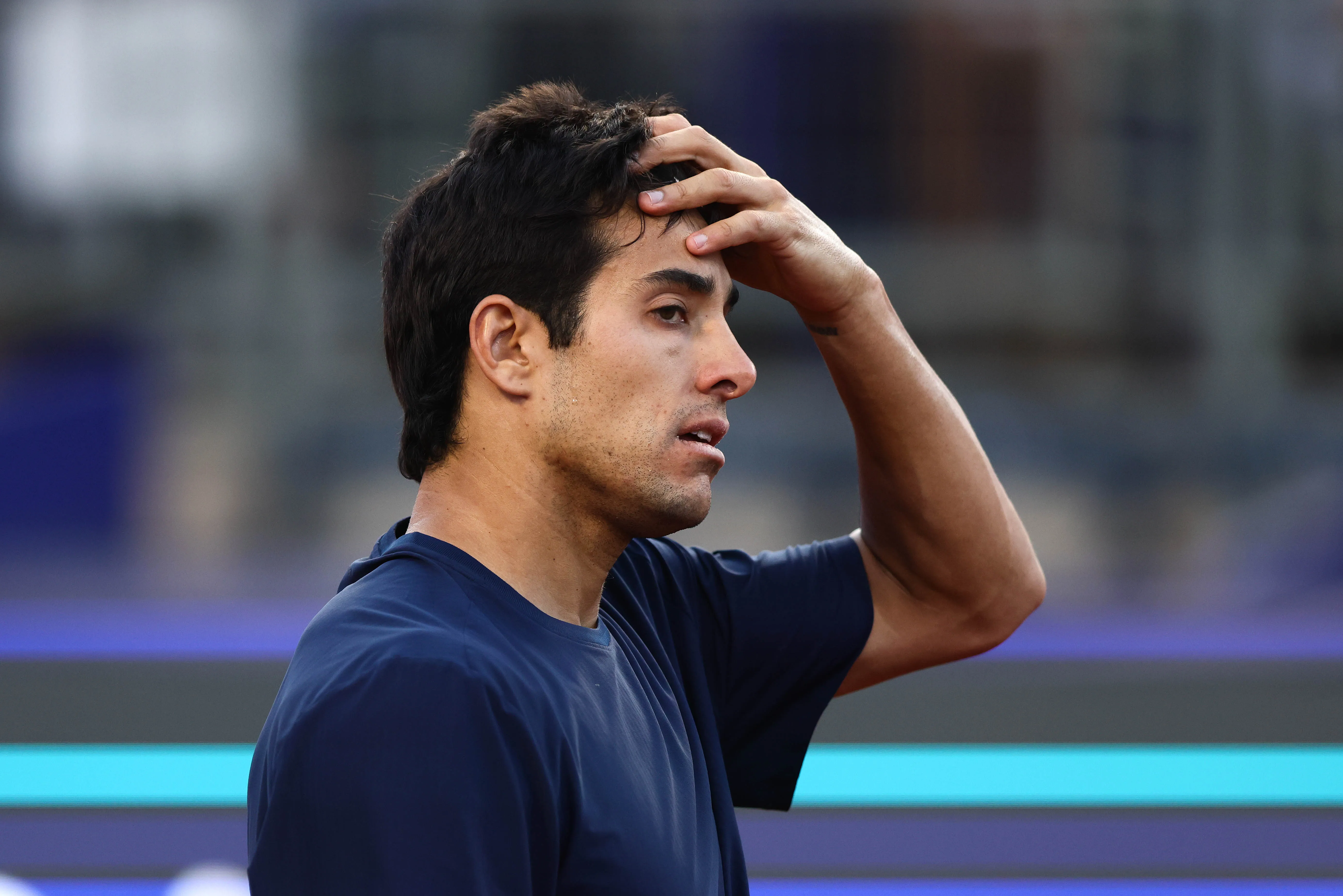 Crisitan Garin mandó un mensaje a sus seguidores. Foto: Felipe Zanca/Photosport