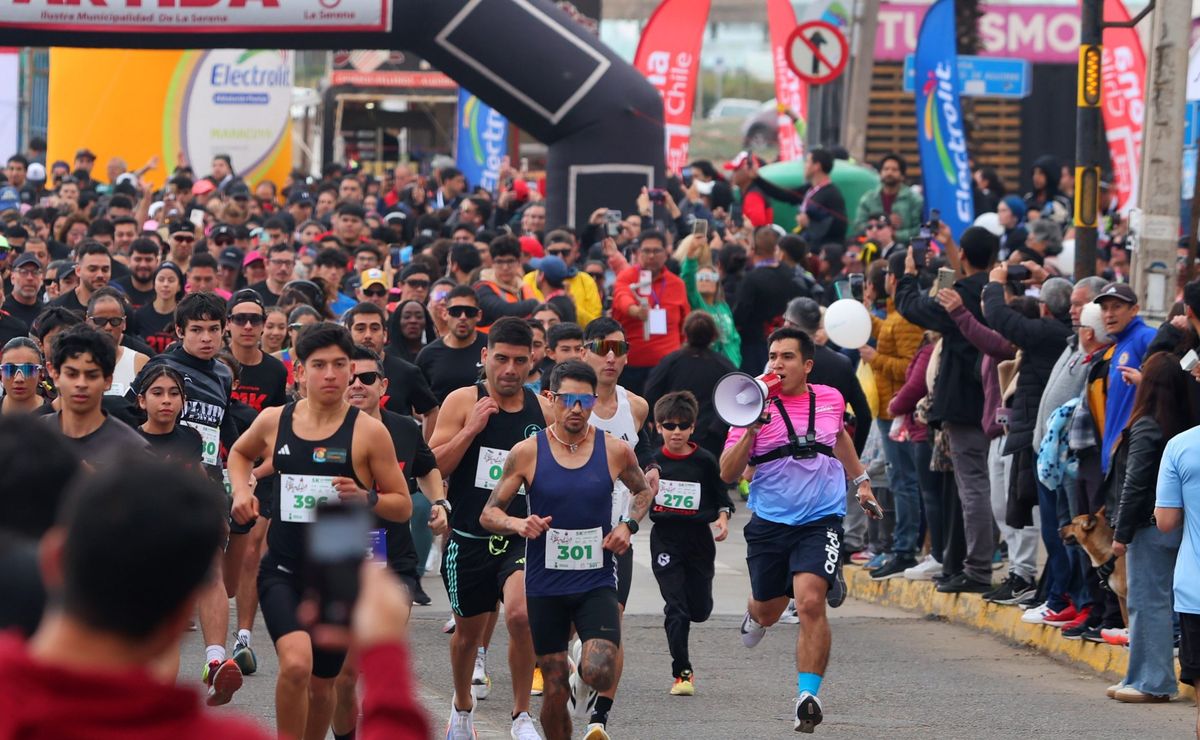El maratón más grande del norte de Chile llega a La Serena: alcanza 4.500 corredores