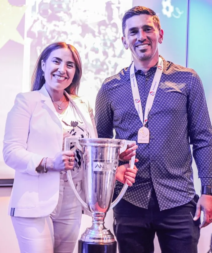 Jiménez fue campeón de la Primera B con Ñublense en 2020. Imagen: Cedida