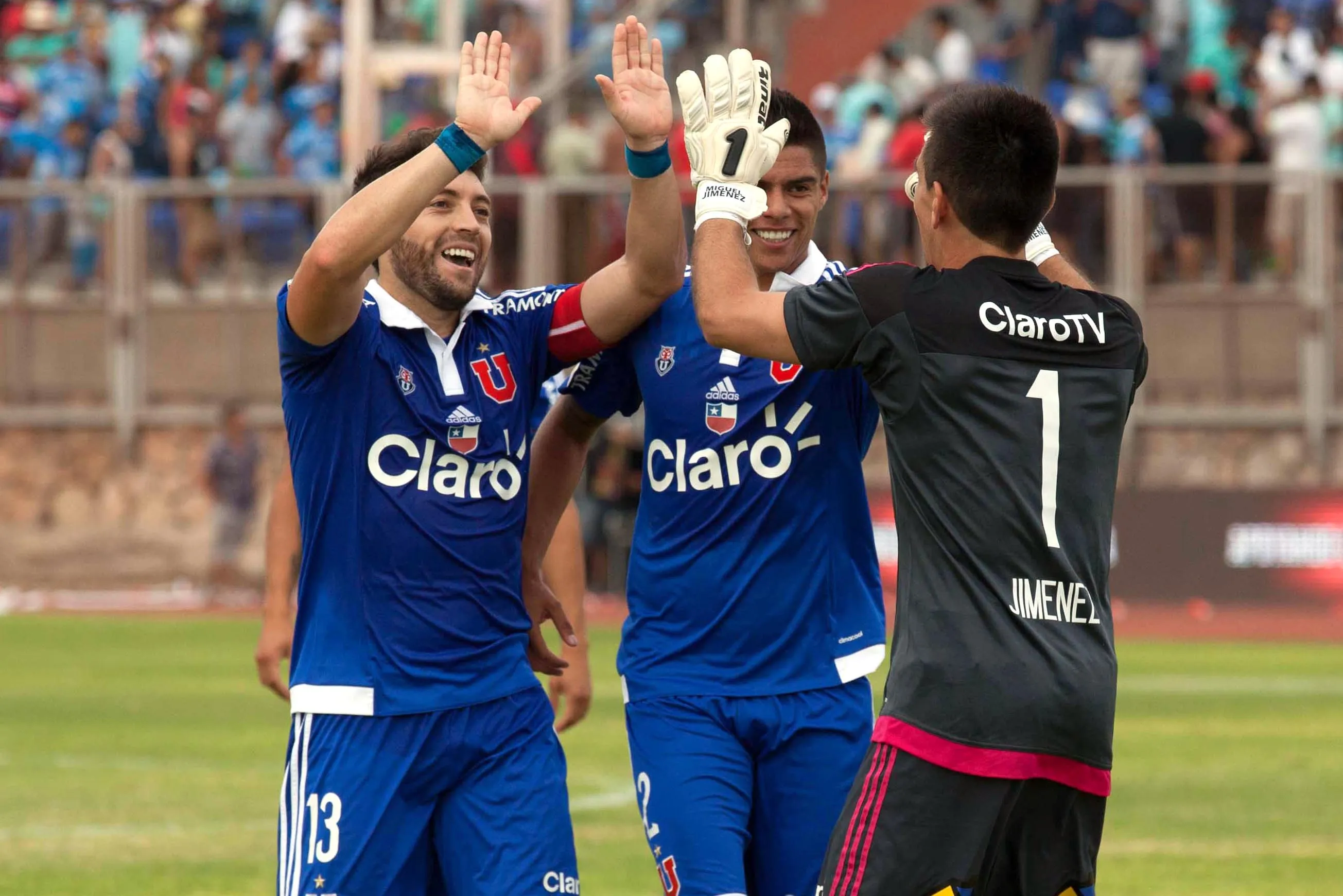 Miguel Jiménez jugó en U. de Chile entre 2015 y 2016. Imagen: Photosport