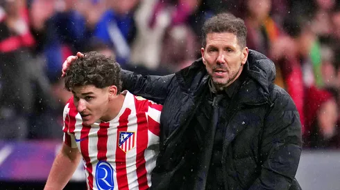Simeone no contará con Álvarez para el próximo partido del Atlético.