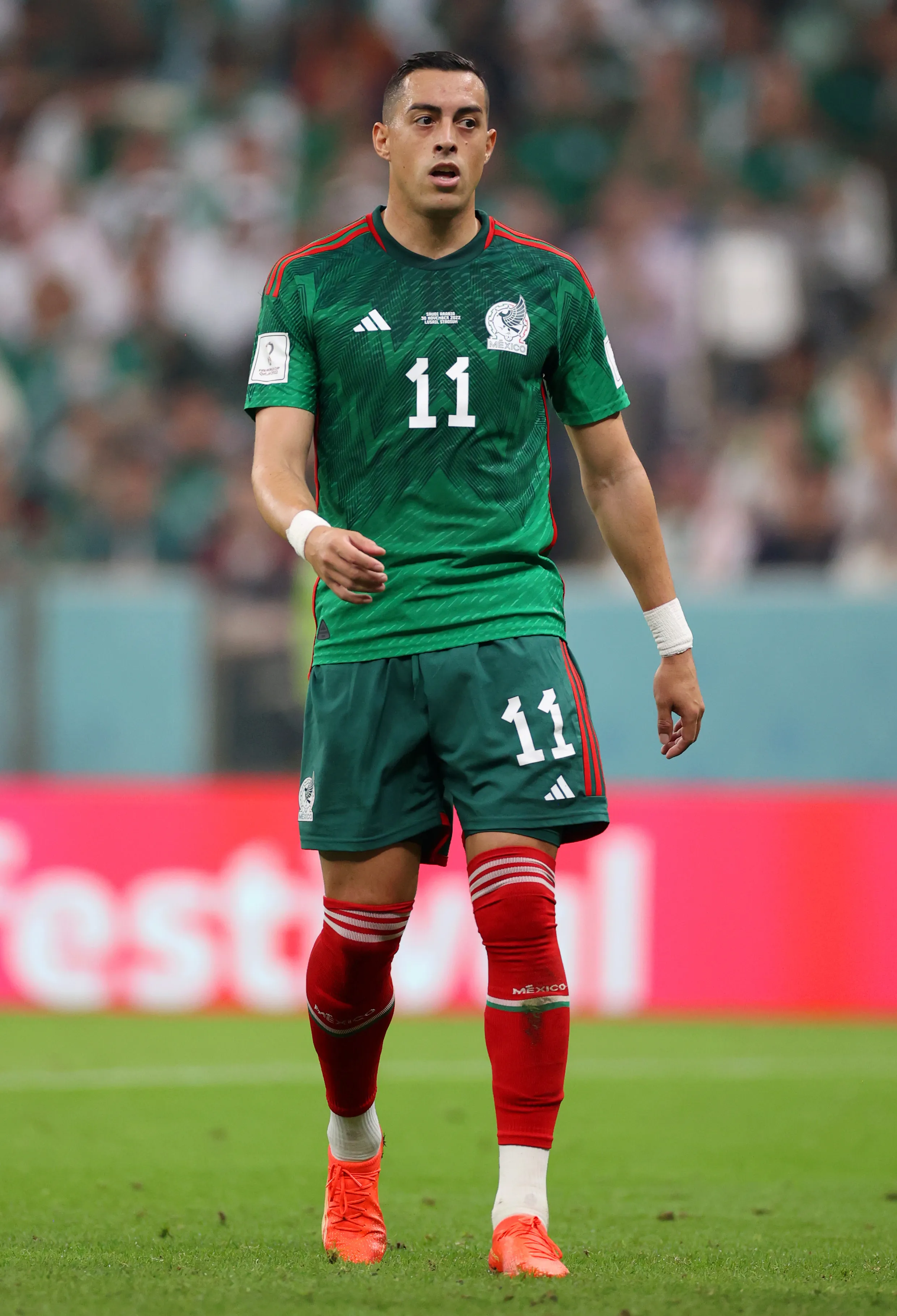 Rogelio Funes Mori jugó el Mundial de Qatar 2022 con México. Imagen: Getty