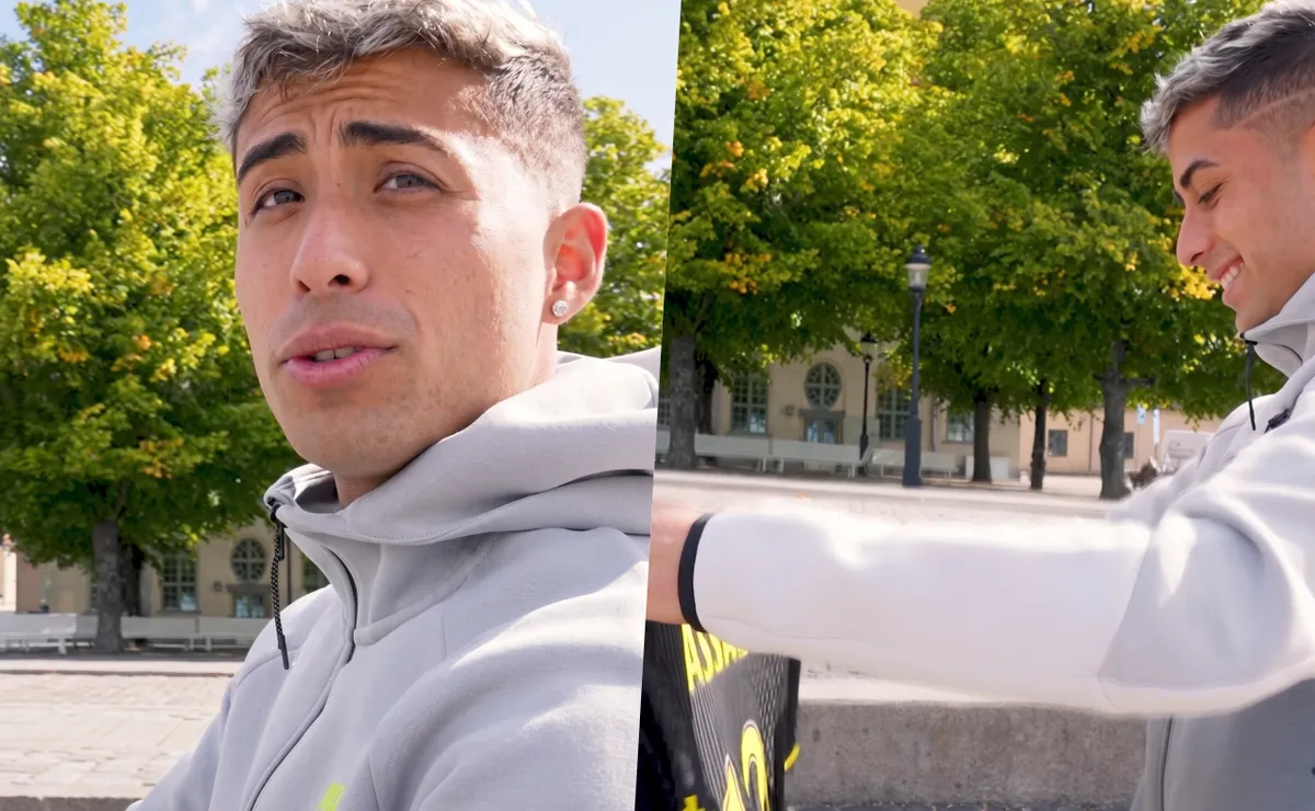 “Está hermosa… ¿Beautiful?”: el viral “espanglish” de Assadi al recibir su camiseta en AIK de Suecia