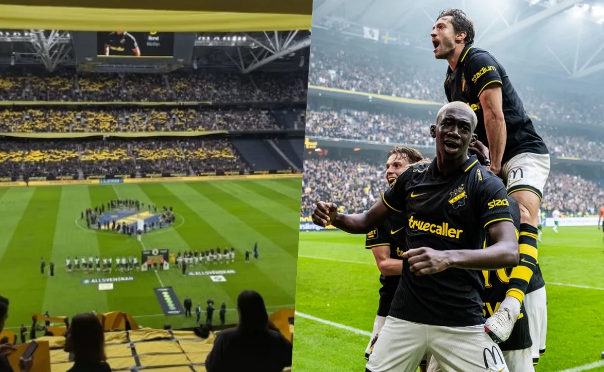 Con Lucas Assadi en las tribunas: AIK Solna se queda con el clásico en el fútbol de Suecia