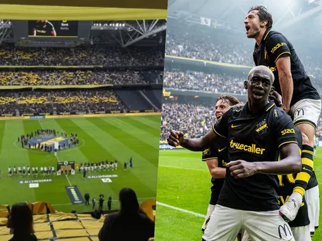 Lucas Assadi fue un hincha más en triunfo de AIK Solna en clásico