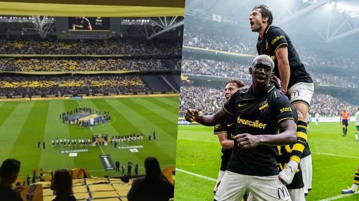 AIK tuvo a Assadi como hincha de lujo.
