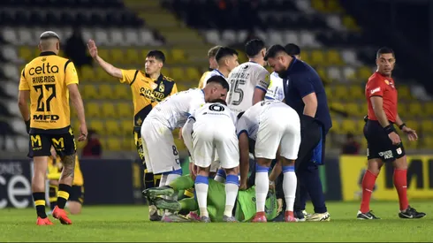El partido se suspendió a 21 minutos del final tras la grave agresión contra el golero de Huachipato.