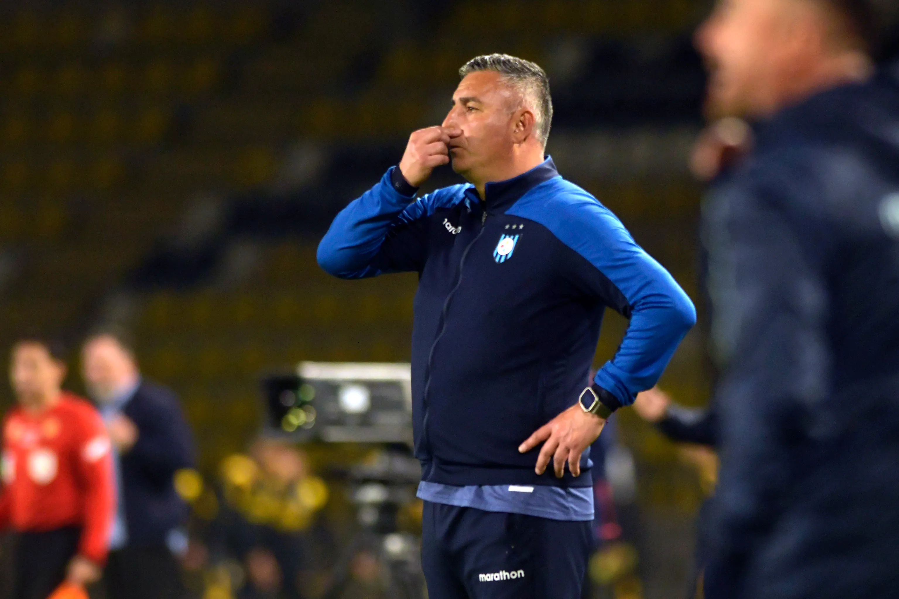 Jaime García evidentemente lamentó lo ocurrido en el Sánchez Rumoroso, pero exculpó a gran parte de los asistentes al estadio. (Alejandro Pizarro Ubilla/Photosport).