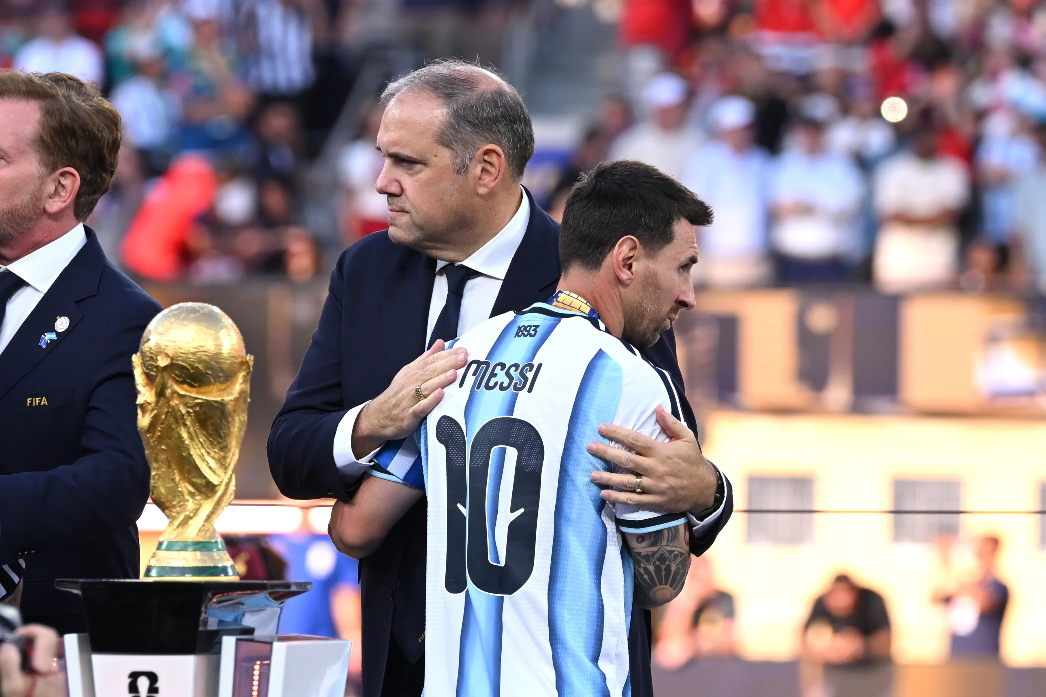 Messi se aleja de la selección de Argentina. (Photo by David Ramos/Getty Images)
