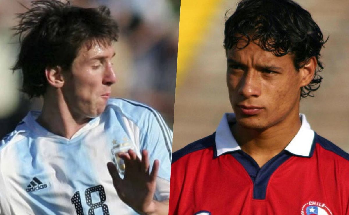 “Era un jugador normal”: el primer chileno en amargar a Lionel Messi recuerda su duelo en 2005