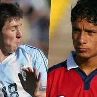 "Era medio tímido": el primer chileno que amargó a Lionel Messi