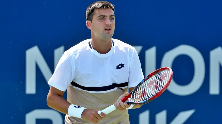 Tomás Barrios tuvo un breve estreno en el US Open.