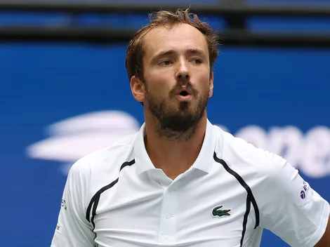 Repugnante postal de Medvedev en el US Open: "Tenía la boca..."