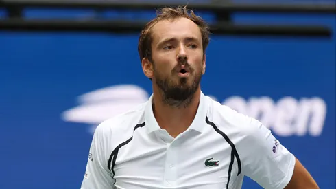 Medvedev protagonizó una curiosa imagen en el US Open