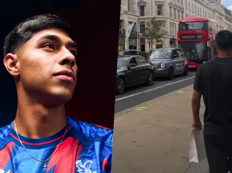 Darío Osorio se pasea por las calles de Londres a la espera de su debut