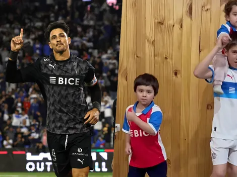 Video: Zampedri sorprende a niños hinchas de la UC tras viral baile