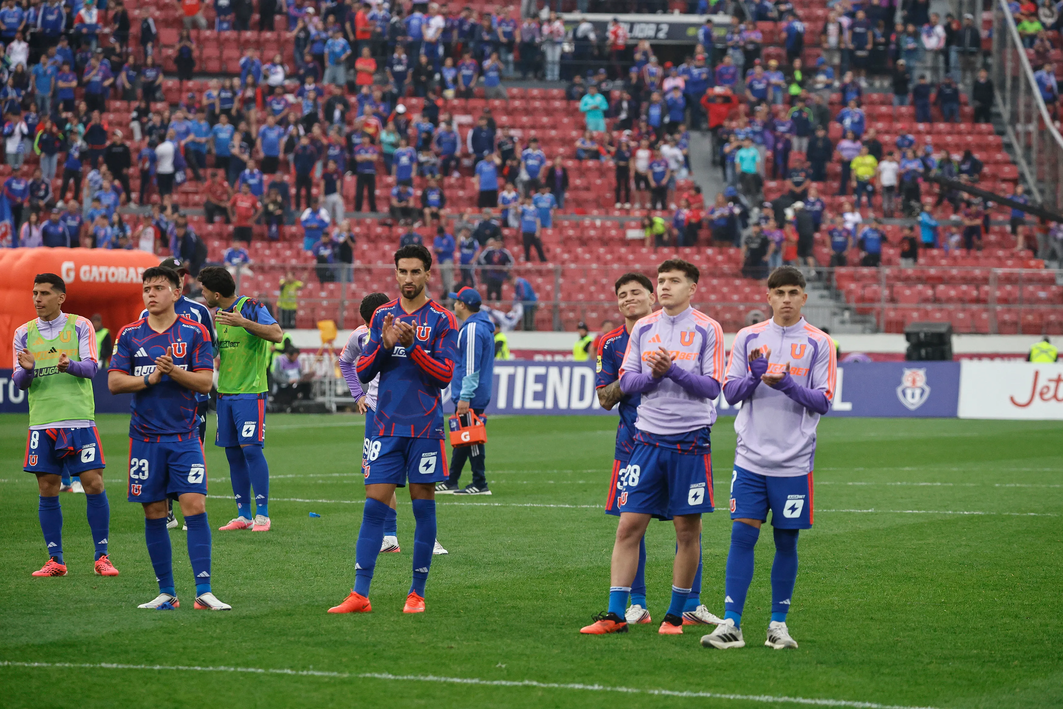 Universidad de Chile suma dos derrotas al hilo tras caer ante Colo Colo y la U de Conce. | Foto: Photosport.