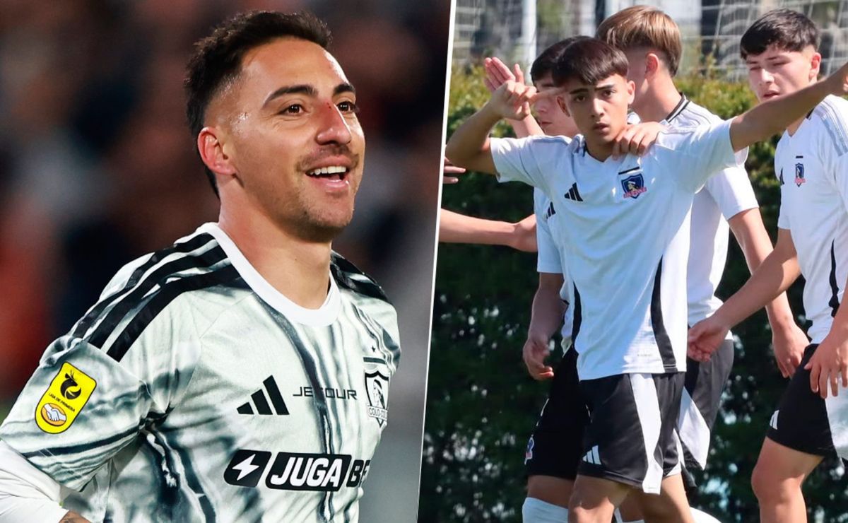 Hijo de Javier Correa la rompe en Colo Colo: triplete y sorpresiva celebración