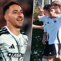 Hijo de Correa la rompe en Colo Colo: triplete y sorpresiva celebración