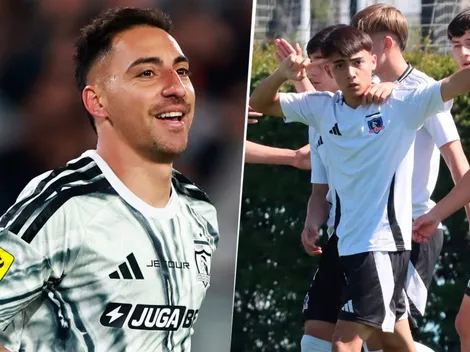 Hijo de Correa la rompe en Colo Colo: triplete y sorpresiva celebración