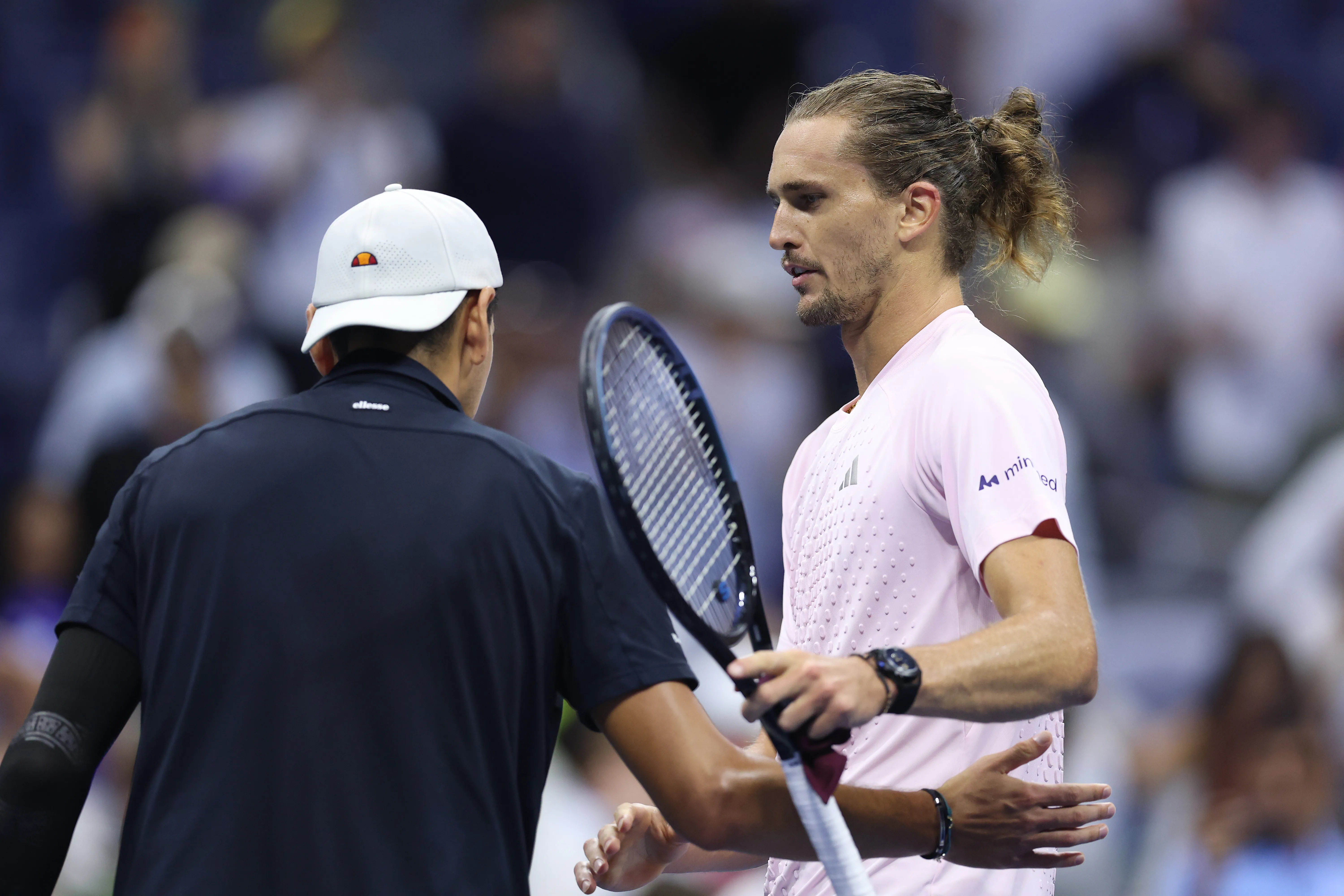 Zverev aplaudió el buen nivel de Tabilo en el US Open (Photo by Julian Finney/Getty Images)