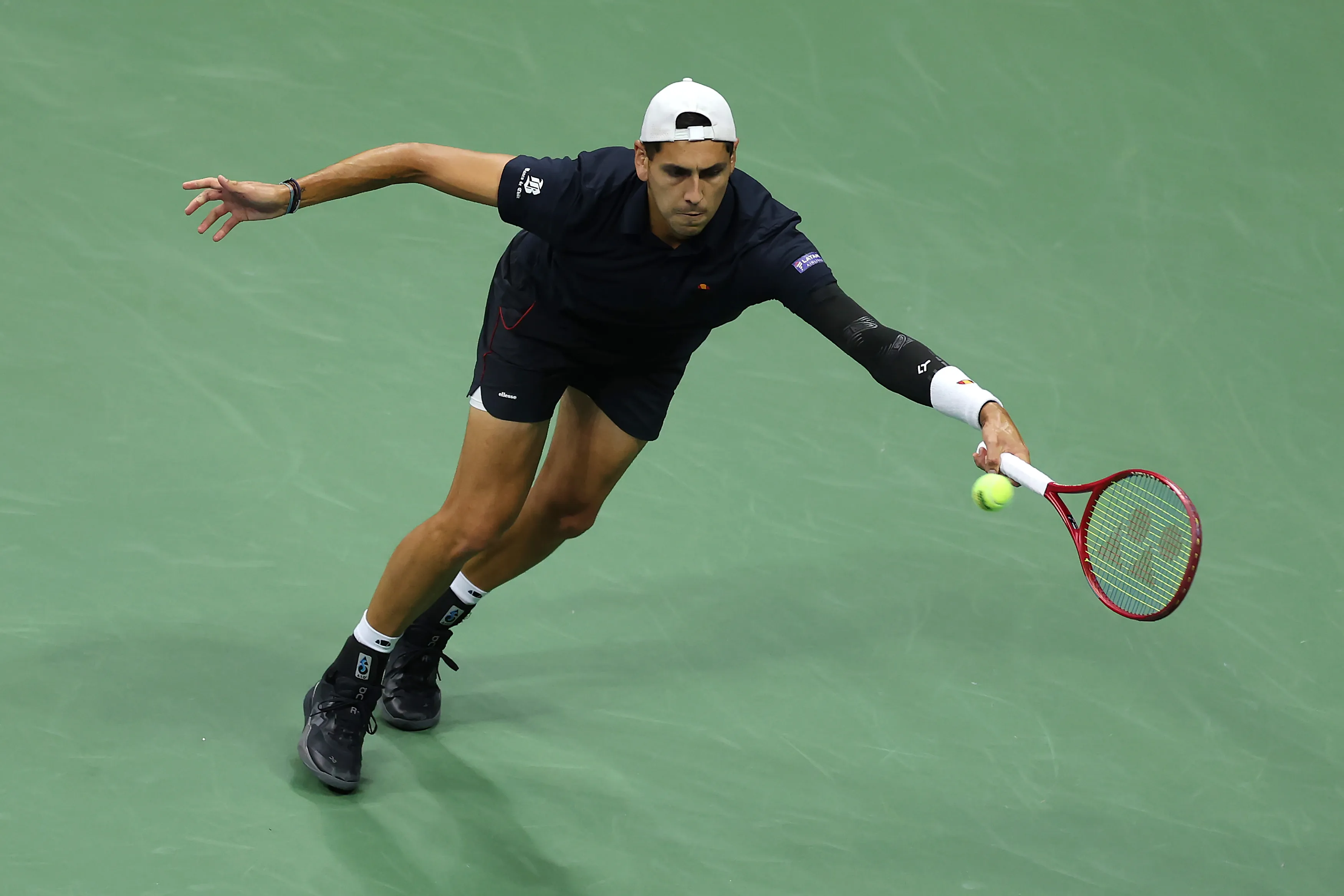 Alejandro Tabilo ahora debe concentrarse en la Copa Davis con Chile. | Foto: Getty Images.