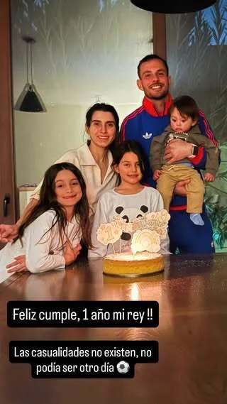 La imagen que subió Rivero tras su primer gol en Universidad de Chile. | Foto: Captura.