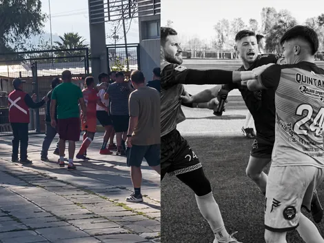 Video: duelo chileno deja seis expulsados y un jugador inconsciente