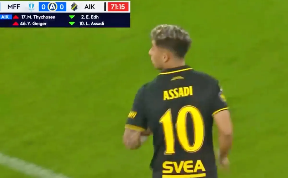 Assadi debuta con AIK en empate sin goles ante Malmö