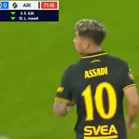 En el Superclásico de Suecia: Así fue el debut de Assadi con el AIK