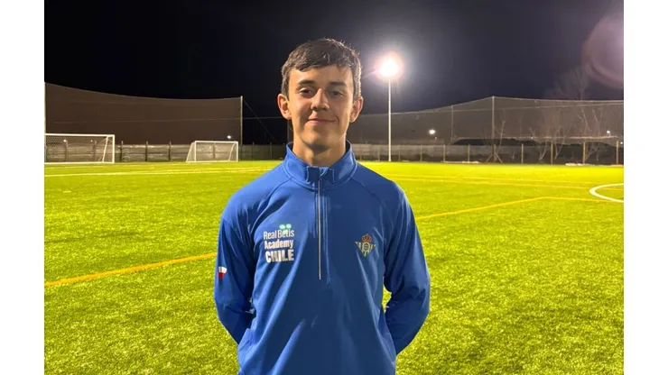 Francisco Cabello, estudiante de Colegio Mayor Tobalaba, obtuvo el primer lugar en una prueba masiva organizada por Real Betis Academy Chile junto a LaLiga