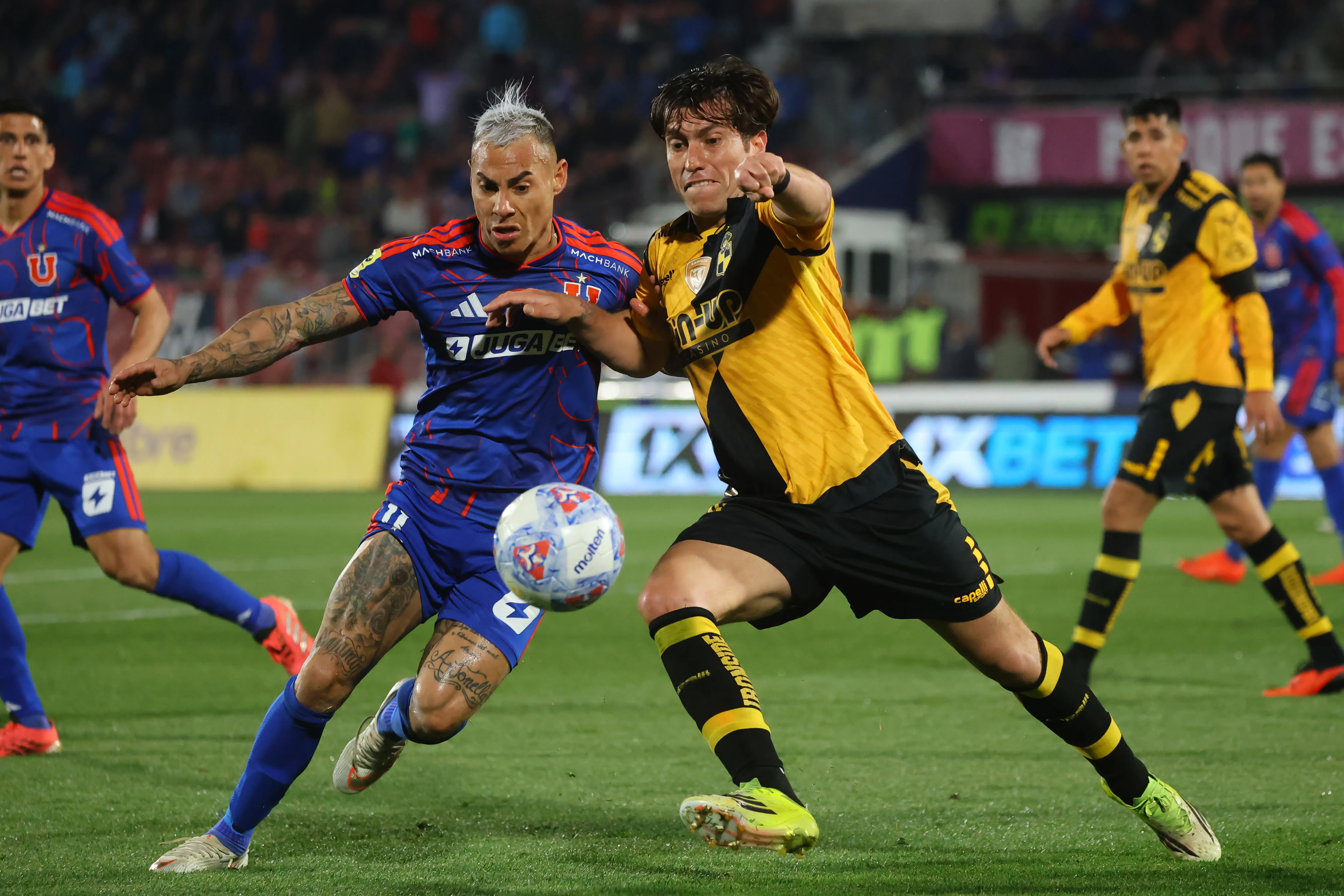 Eduardo Vargas ha sido la referenciad de ataque titular en Universidad de Chile durante esta temporada 2026. | Foto: Photospot.