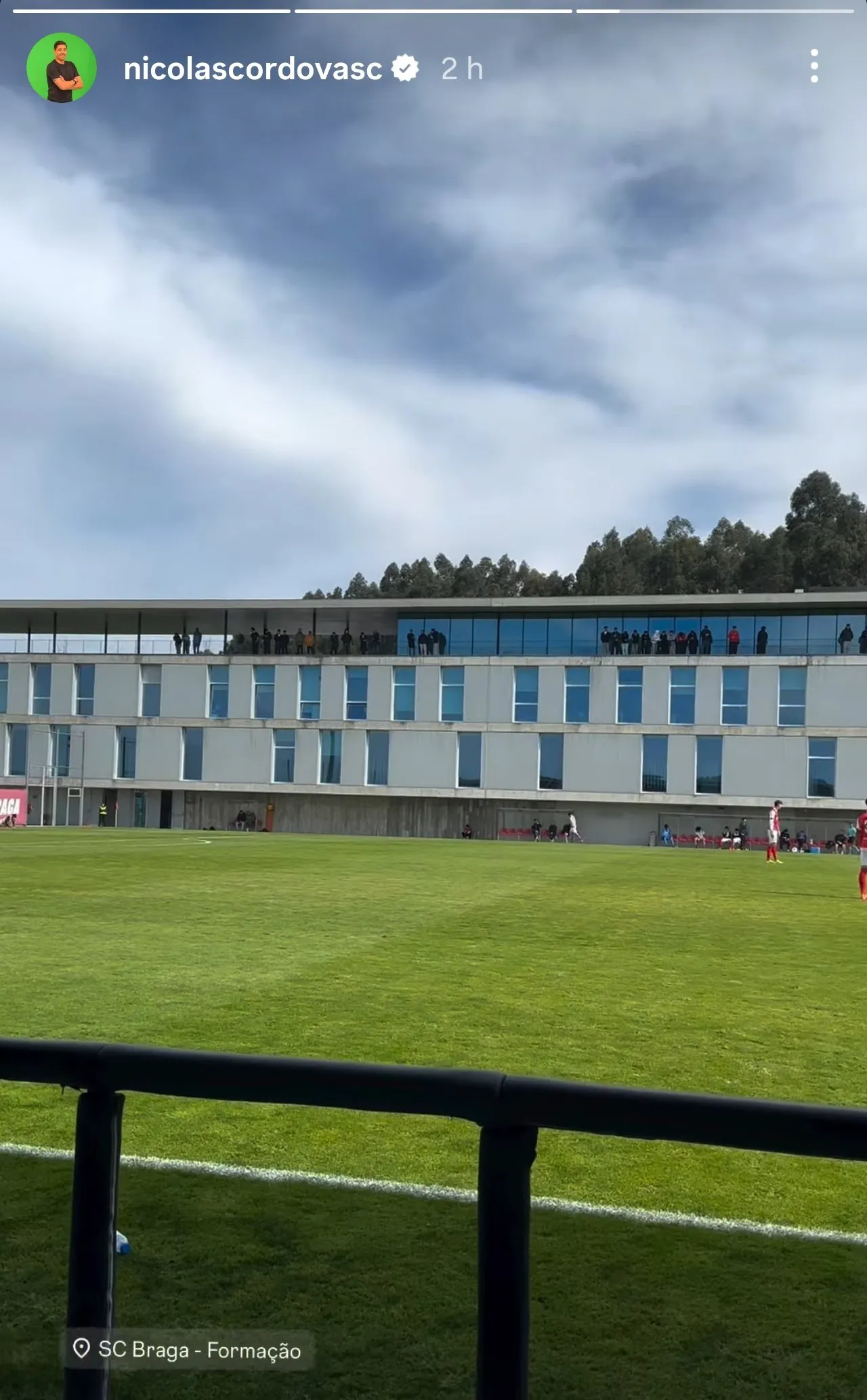 Durante los viajes por Europa, Nico Córdova llegó hasta el corazón del Sporting Braga para convencer a Jetzen Lopez.
