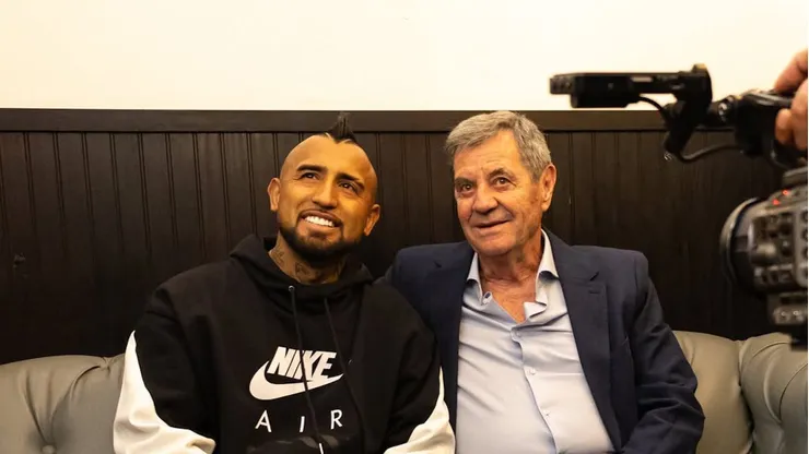 Vidal tuvo un especial reencuentro con Jozic