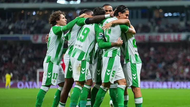 Betis derrotó 3-2 al Lille en su regreso a la Champions.