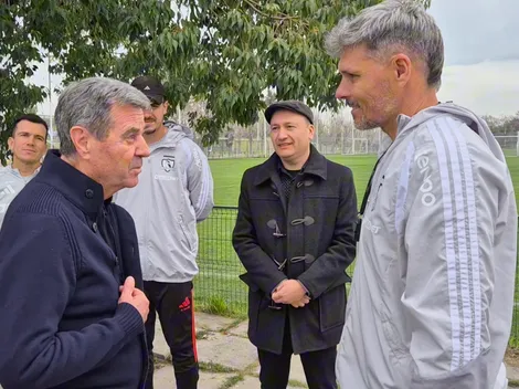 La bendición de Jozic al "Tano" Ortiz para luchar por la Libertadores